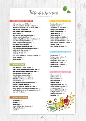 Page 22 de l'ebook recettes