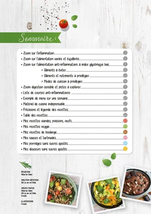 Page 4 de l'ebook recettes